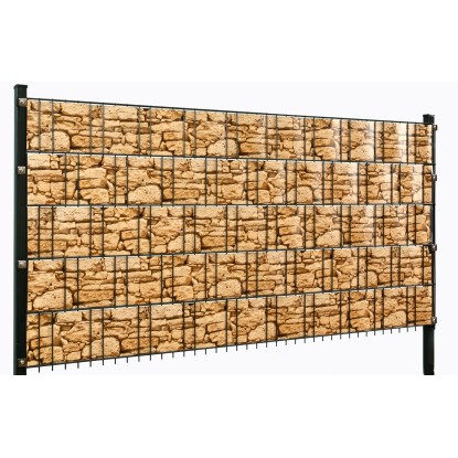 Floraworld PVC protipohledová fólieve vzhledu pískovce, 20,5 m x 19 cm