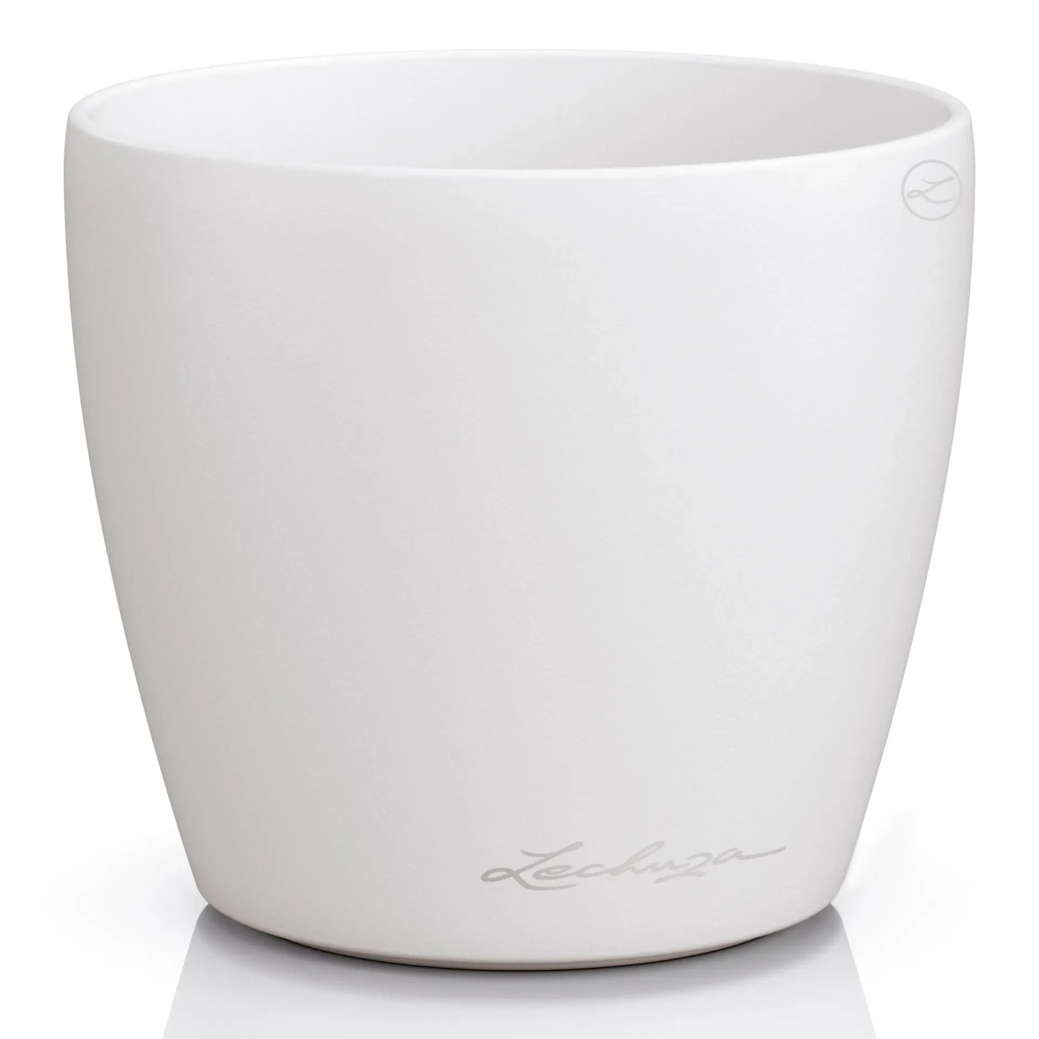 Lechuza Květináč CLASSICO Color SINGLE 10 bílá pr. 11 x 10 cm