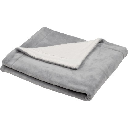 Fleecová deka Sherpa, tmavě šedá, 130 x 150 cm