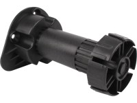 Hettich Plastová regulační soklová noha 100 mm - 150 mm černá