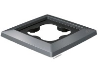 Lechuza Podstavec pod květináč s kolečky Cubico 30, met. antracitová, 32 x 32 cm