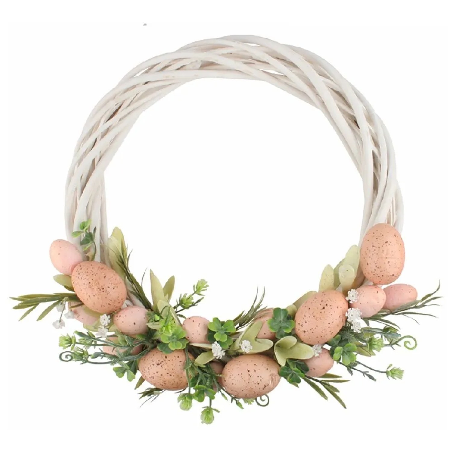 Anděl Přerov Velikonoční věnec s vejci 30 x 30 x 9 cm na zavěšení