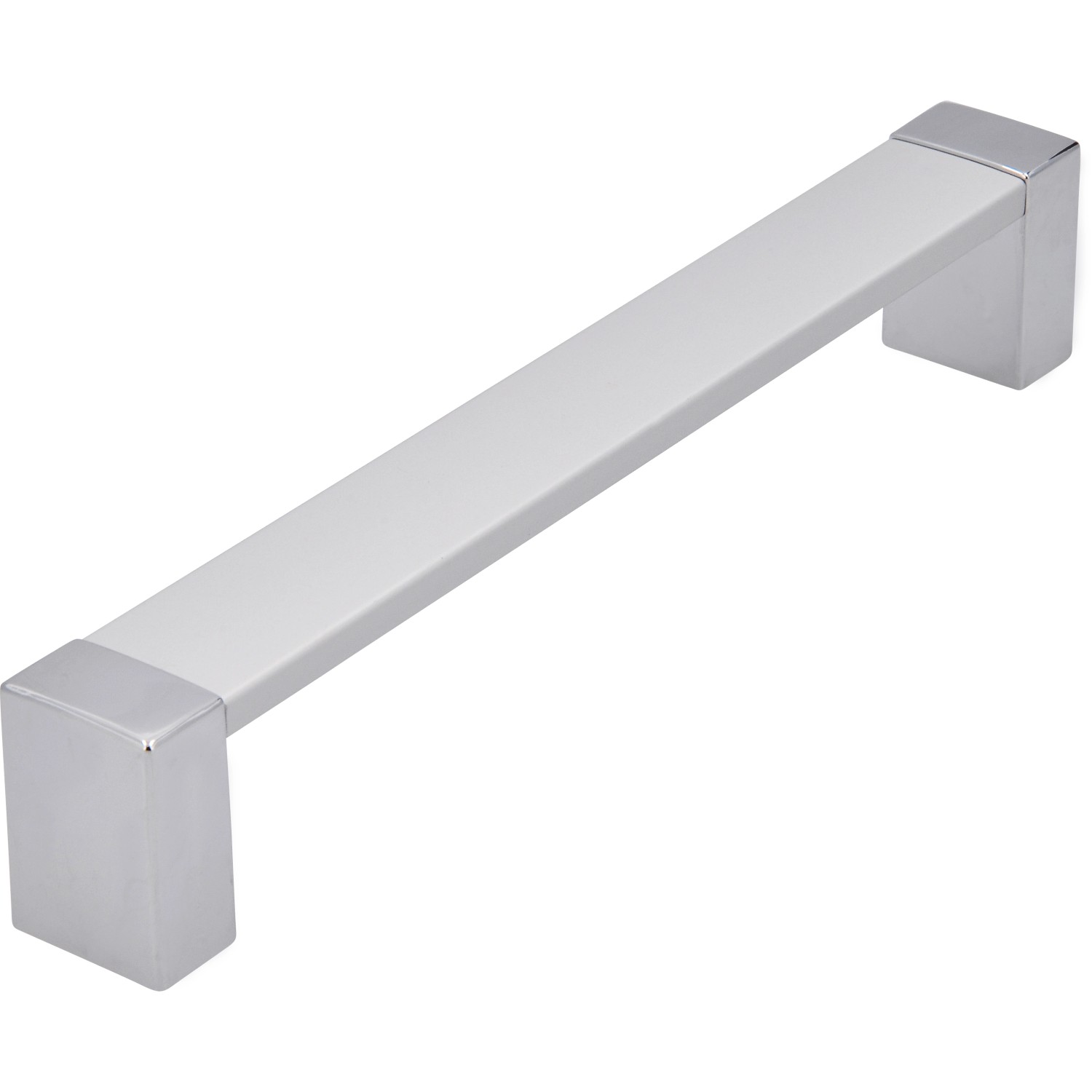 Siro Nábytková úchytka 2156 hliník matný - plast chrom lesklý vzdálenost otvorů