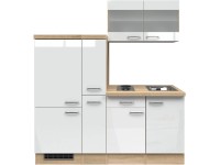 Flex-Well Kuchyně Valero 190 cm/typ 1 - lednice/varná deska