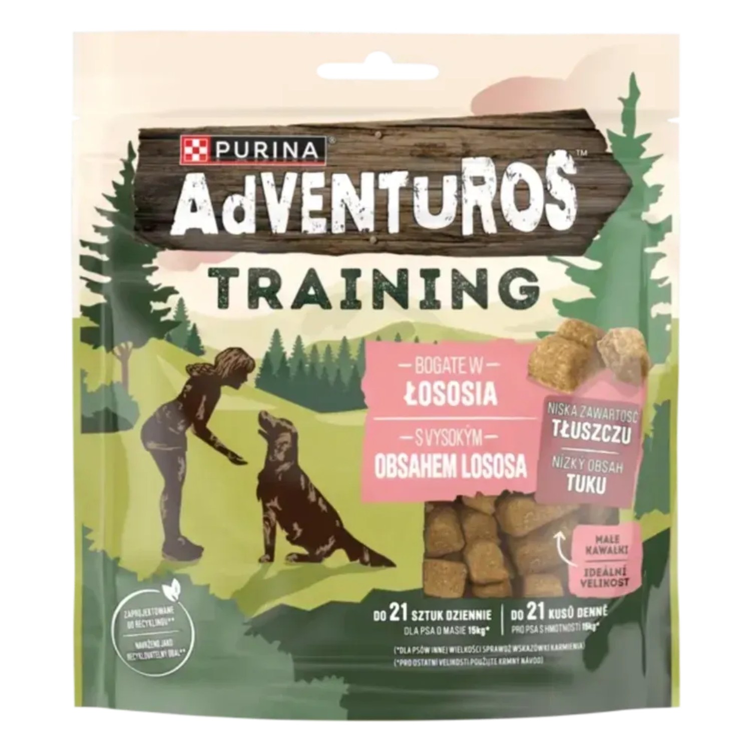 Adventuros snack dog - Training Salmon  115g