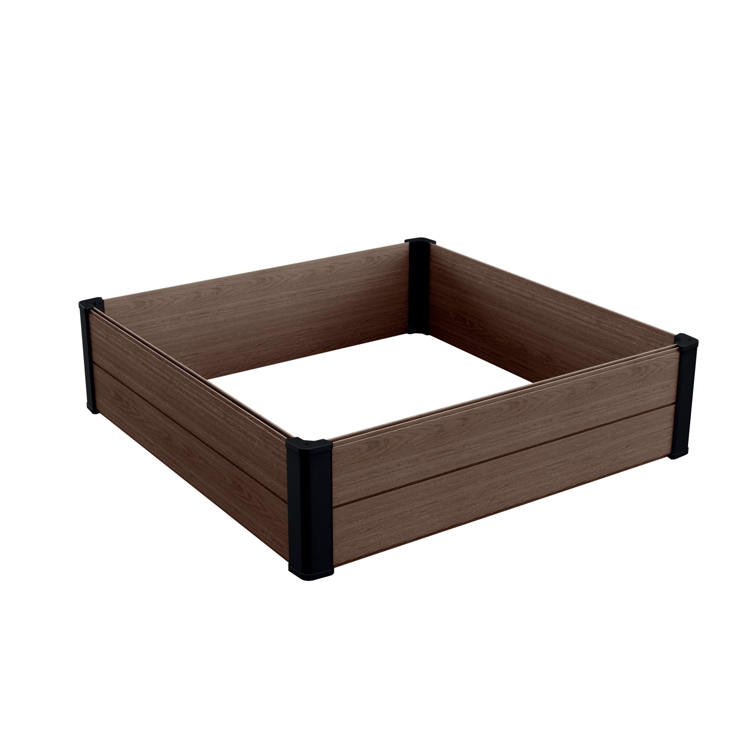 KETER Vyvýšený záhon Maple Square hnědý 32 x 106 x 106 cm