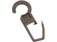 Gardinia Háček na záclony Lugano, koloniální hnědá, 10 ks