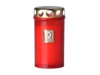 Lisovaná náplň do hřbitovní lampy, červená, 135 g