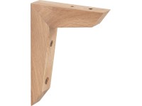 Dřevěná konzola dub 17,5 x 12,5 cm