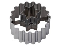 Zenker Vykrajovátko na linecké cukroví 2v1 hvězdička