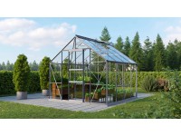 Vitavia Skleník Meridian 1 6700 ESG 3 mm eloxovaný hliník 257 x 258 cm