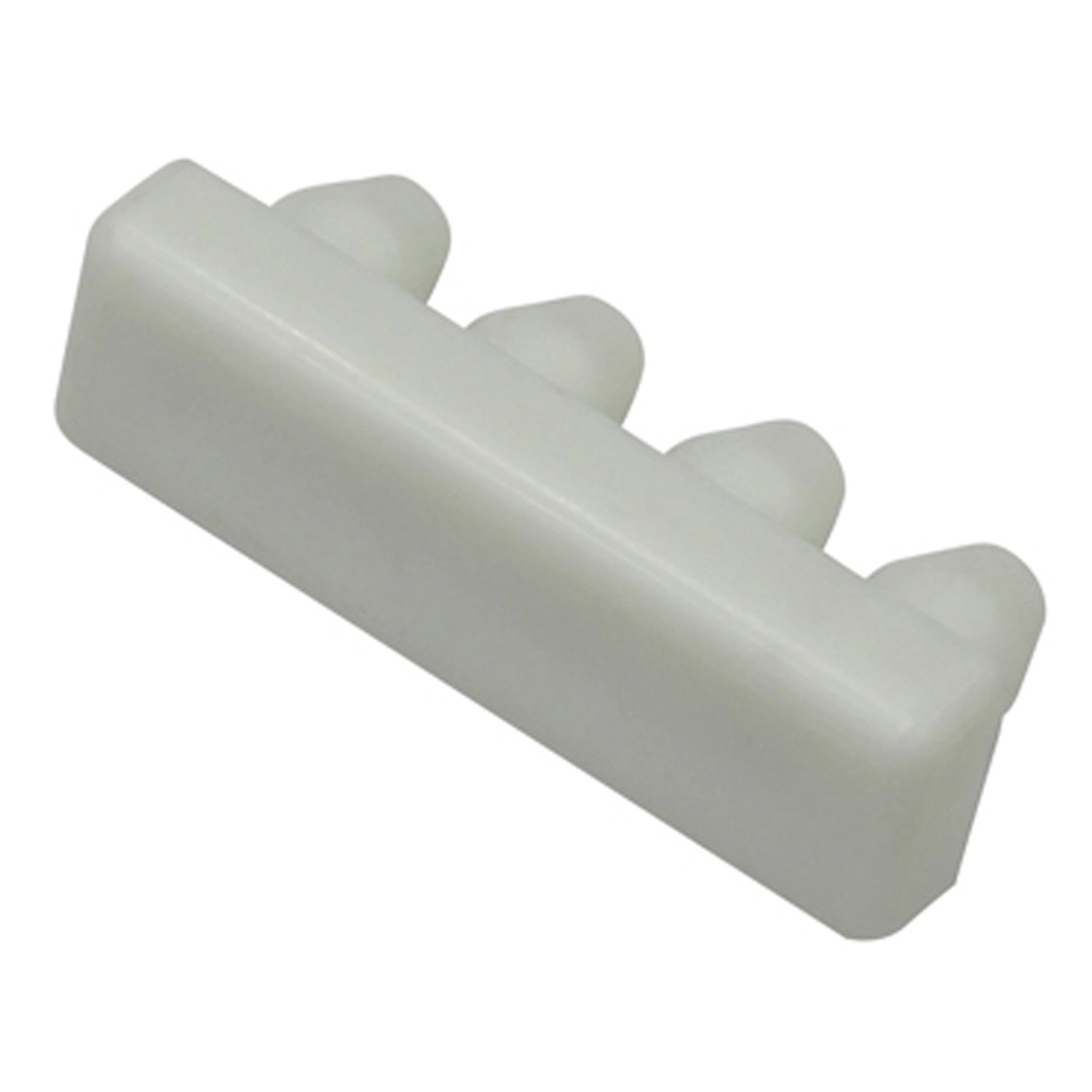 Gardinia Koncovka pro jednodrážkovou záclonovou kolejničku, bílá, 2 ks