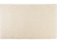baliv Koupelnová předložka z bavlny, Cosy Wave Trend, béžová, 75 x 45 cm