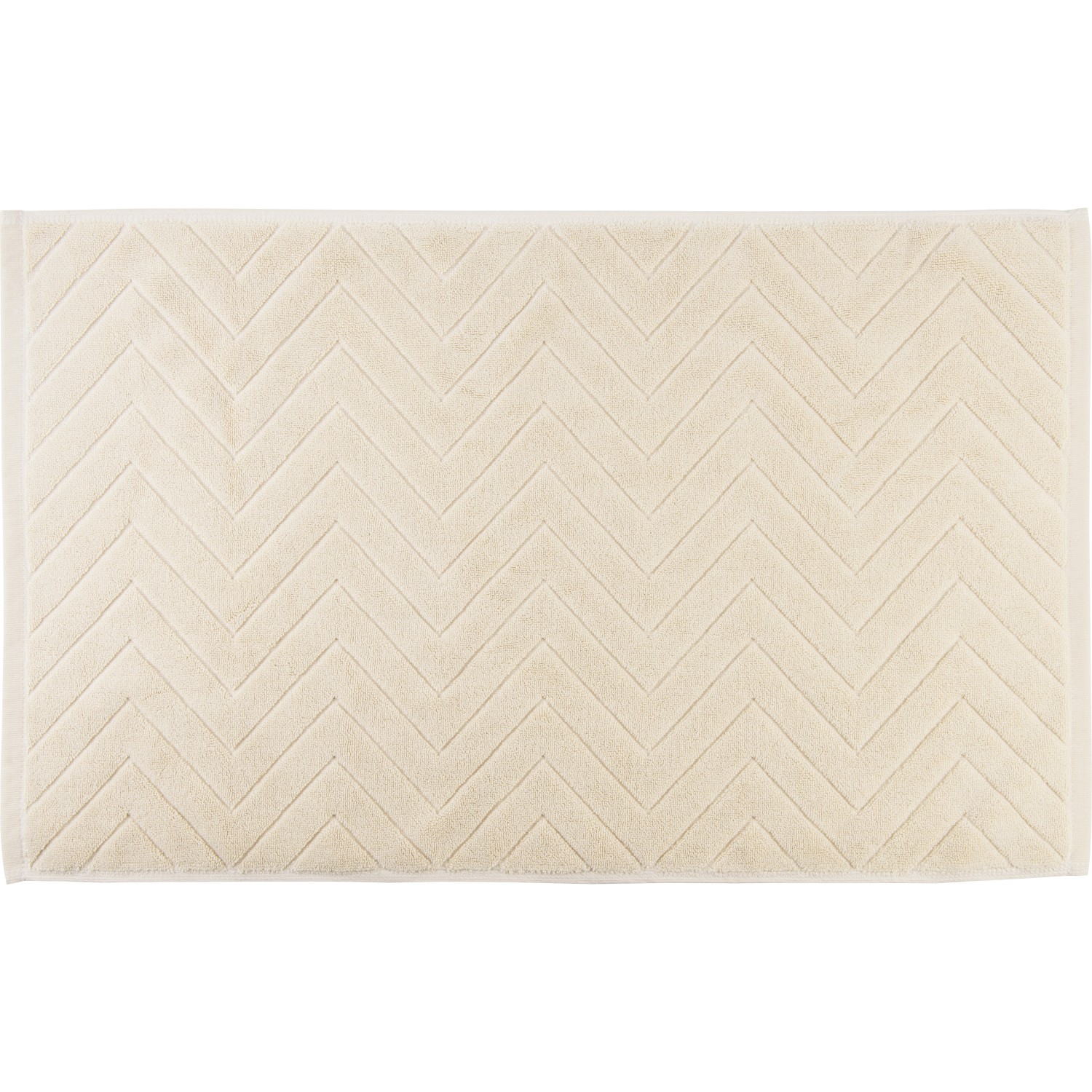 baliv Koupelnová předložka z bavlny, Cosy Wave Trend, béžová, 75 x 45 cm