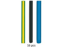 Steinel Sada smršťovacích bužírek, pr. 3,2 - 9,5 mm x 110 mm, 16 ks, různé barvy