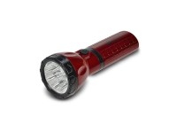 SOLIGHT LED svítilna nabíjecí, 9 x LED, plug-in, červenočerná
