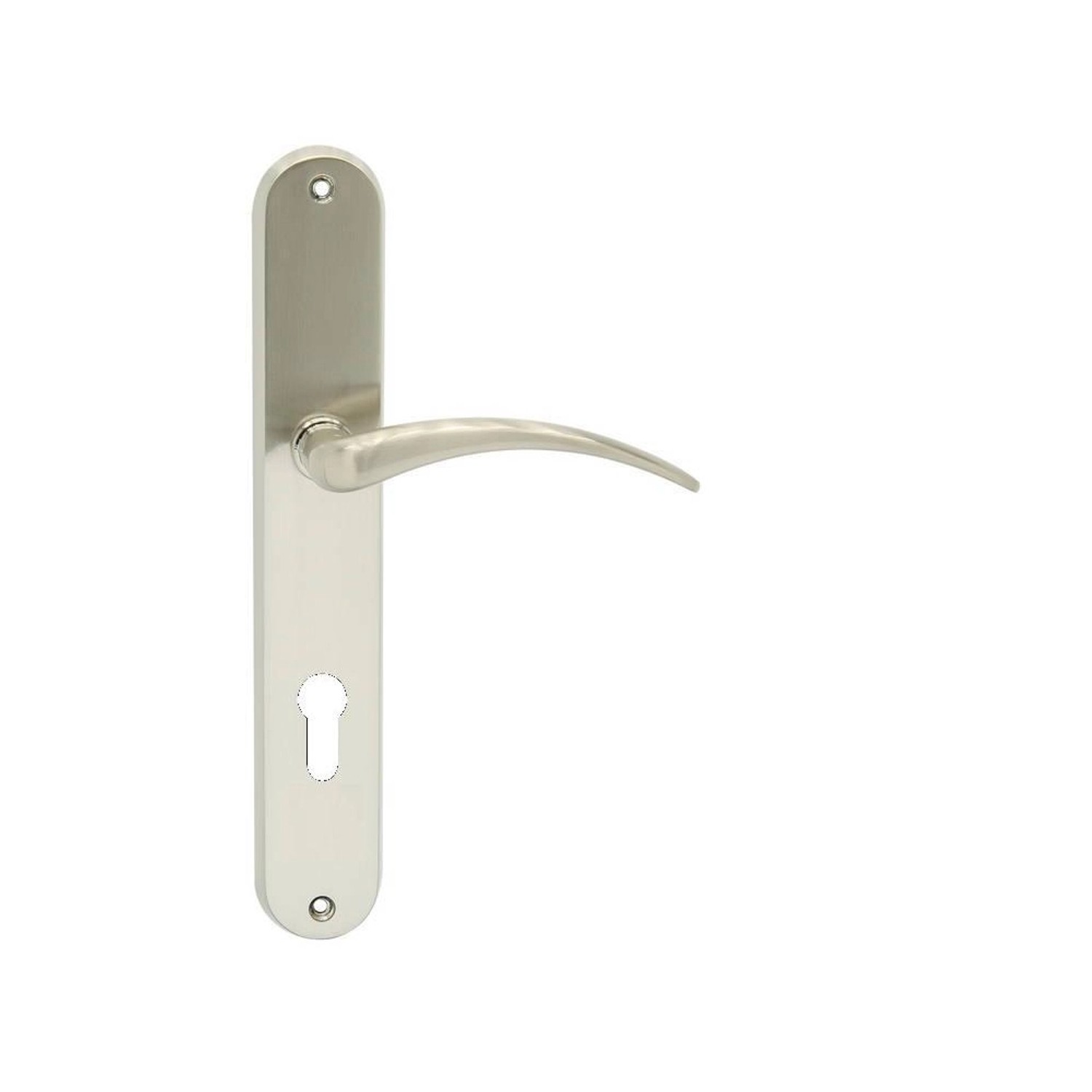 COBRA Dveřní štítové kování MILENA PZ 72 ONS nikl matný