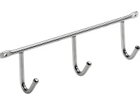 Hettich Věšáková lišta 3 věšáky chrom