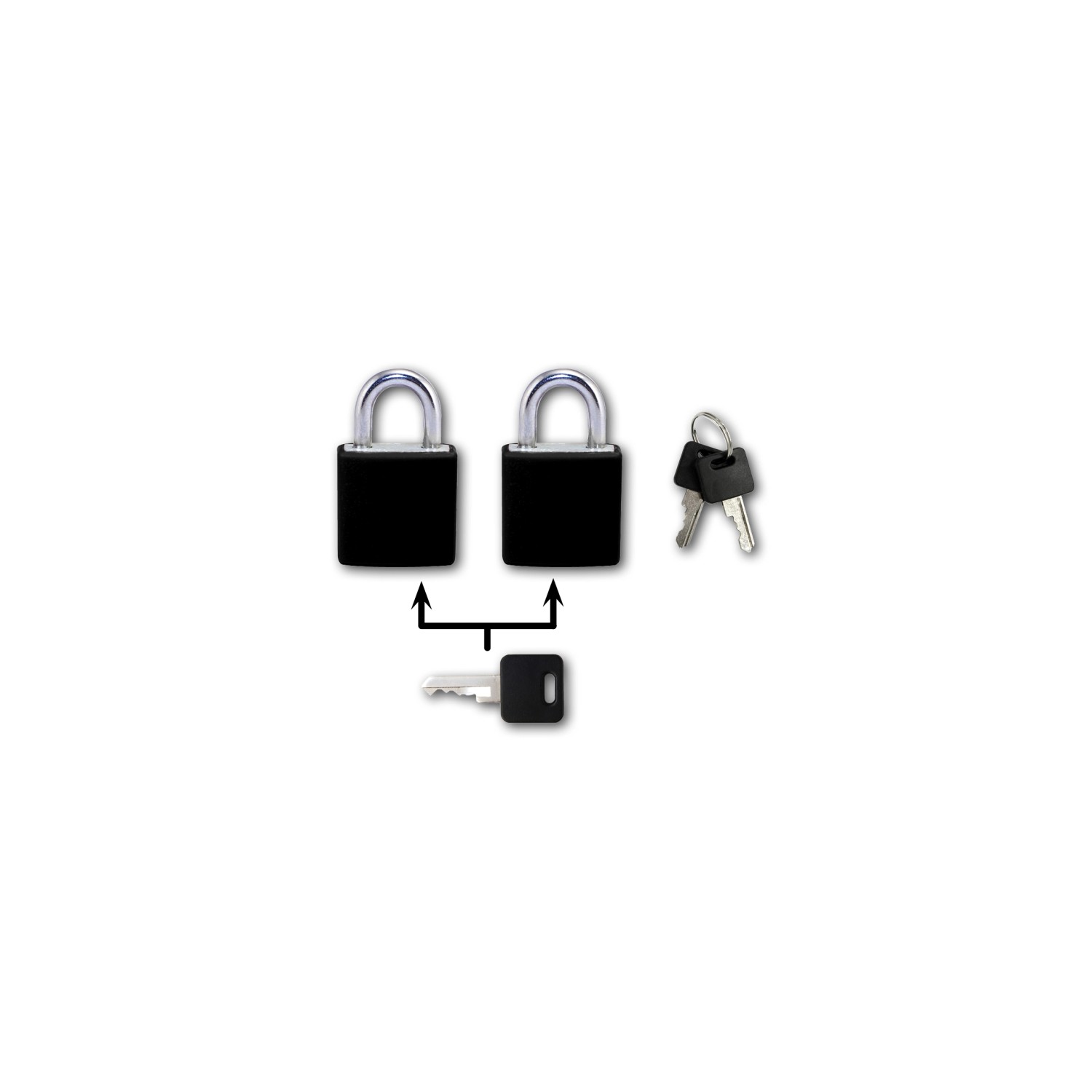 Richter Visací zámek 2402 20 mm, 2 x 2 ks