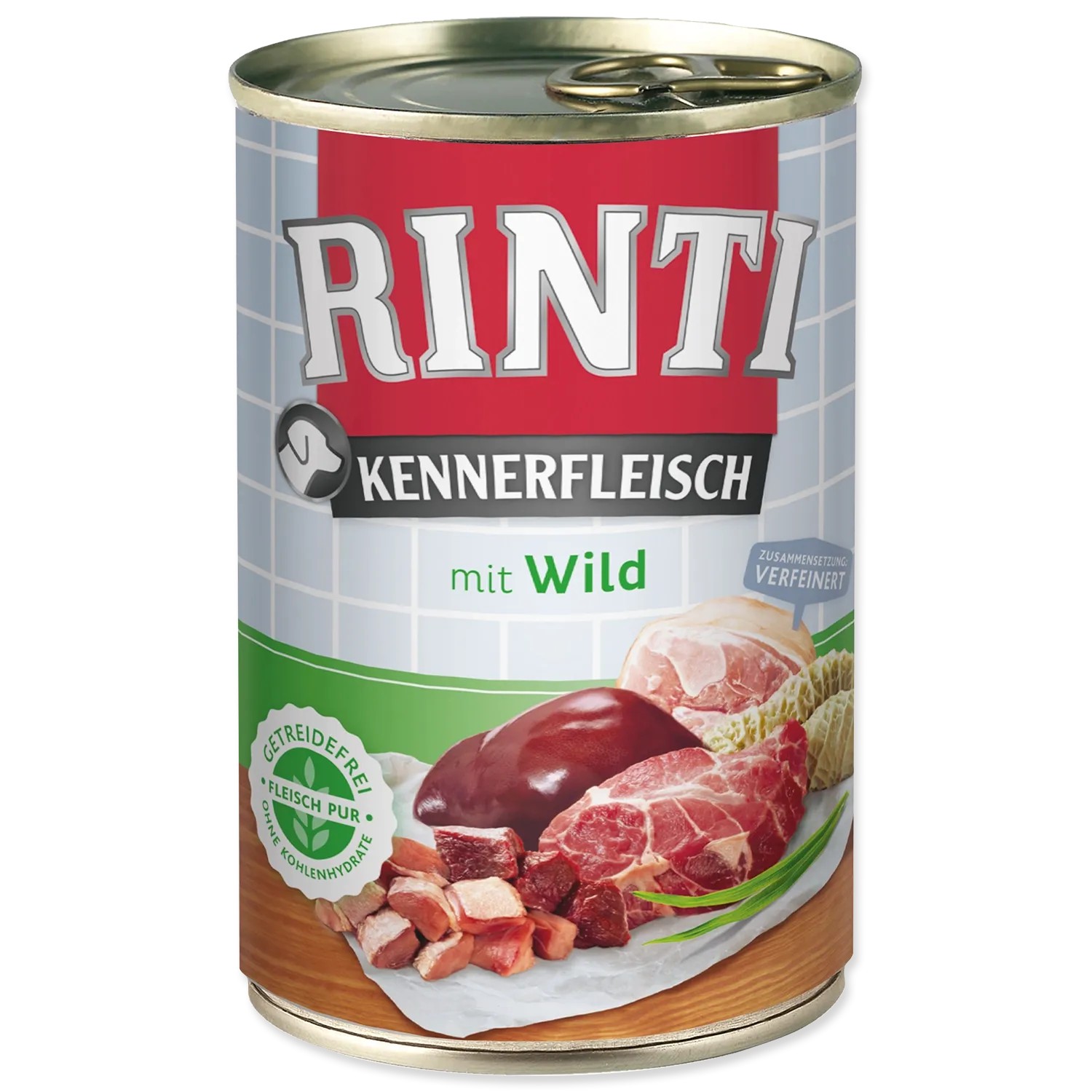 RINTI Konzerva pro psy Kennerfleisch Adult zvěřina, 400 g