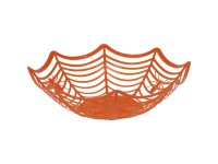 Koopman Plastový košík v podobě pavučiny s pavouky, různé druhy, pr. 27,5 x 8 cm