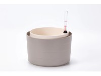 Plastia Samozavlažovací květináč Berberis taupe+slonová kost pr. 30 x 19,8 cm Plastia Samozavlažovací květináč Berberis taupe+slonová kost pr. 30 x 19,8 cm