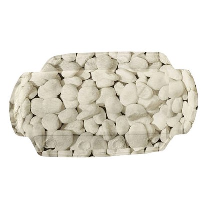 Kleine Wolke Šíjový polštářek Stepstone šedý 32x 22 cm