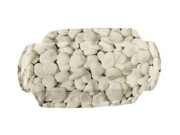 Kleine Wolke Šíjový polštářek Stepstone šedý 32x 22 cm