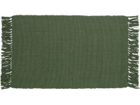 OBI Bavlněný koberec Uni tmavě zelený 50 x 80 cm