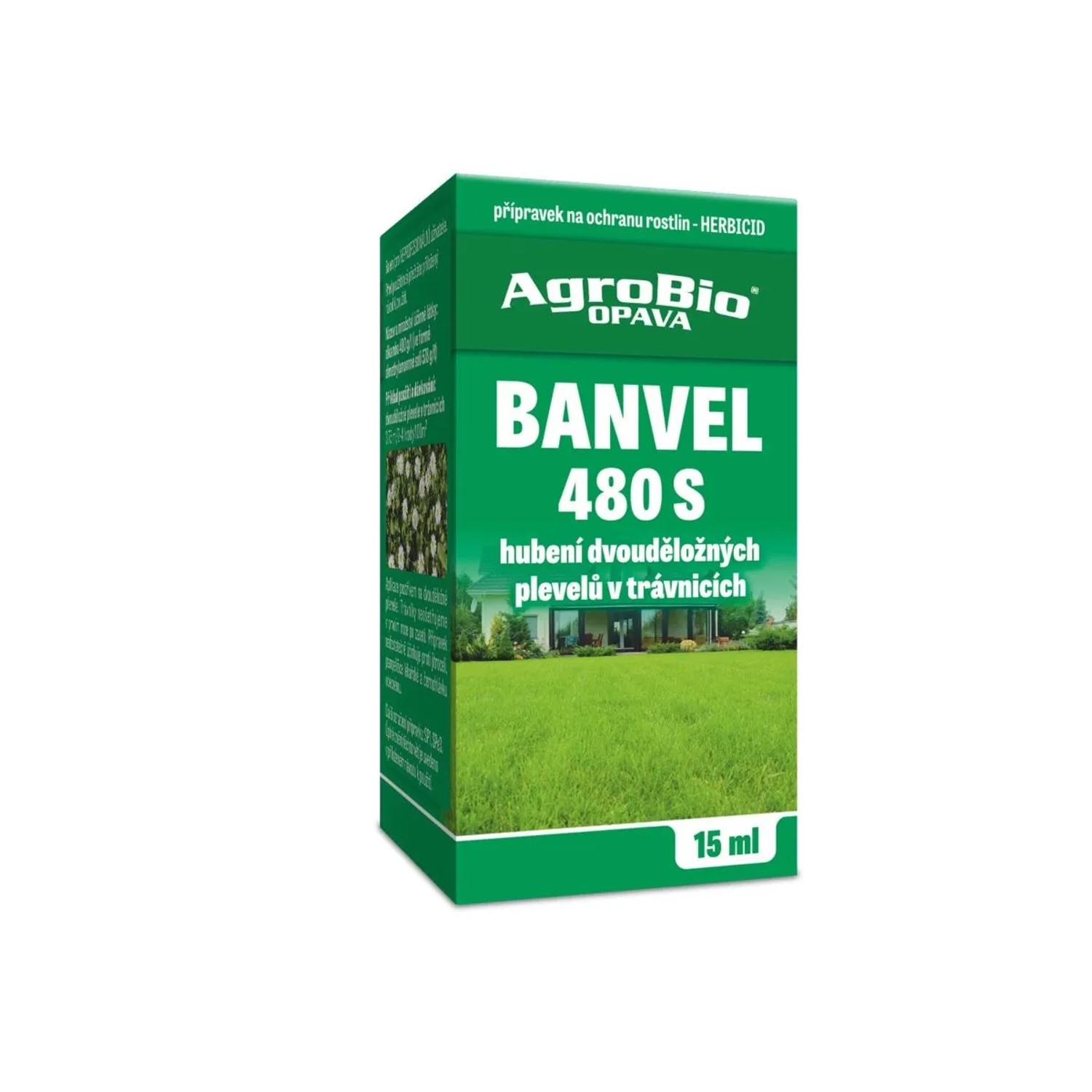 AgroBio OPAVA BANVEL 480 S hubení dvouděložných plevelů v trávnících 15 ml