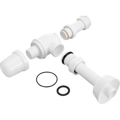 Lahvový sifon 32 mm (1 1/4") bílý