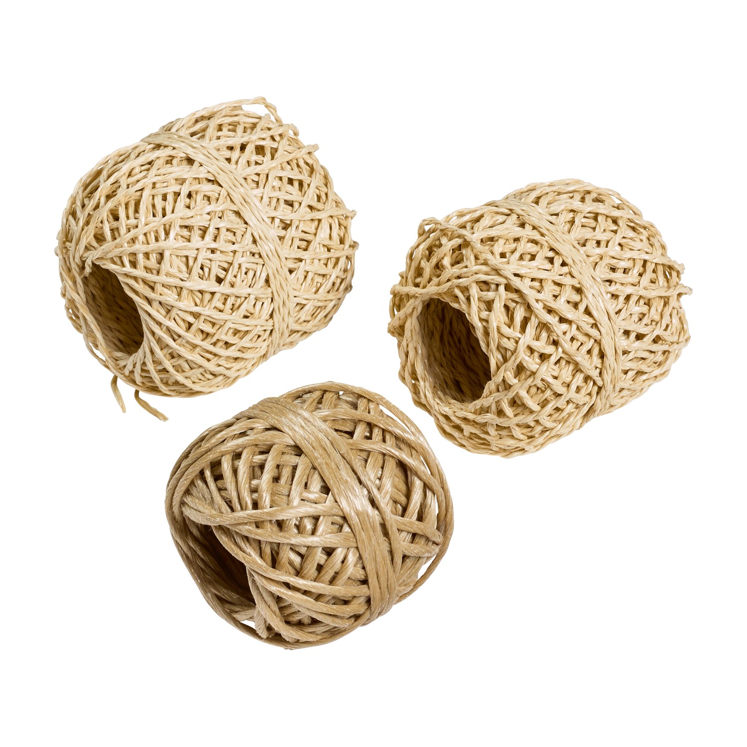 LUX-TOOLS Polypropylenový motouz přírodní 3 ks, 10/20/40 m