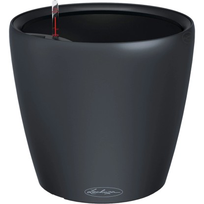 Lechuza Samozavlažovací květináč CLASSICO Color LS 35 břidlic.šedá pr. 35 x 32cm