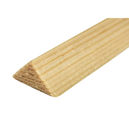 Döllken Profiles Trojhran DR12 přírodní borovice 14 x 14 x 900 mm