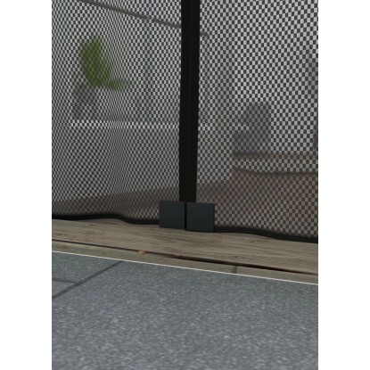 OBI Magnetický závěs proti hmyzu, antracitová, 235 x 95 cm