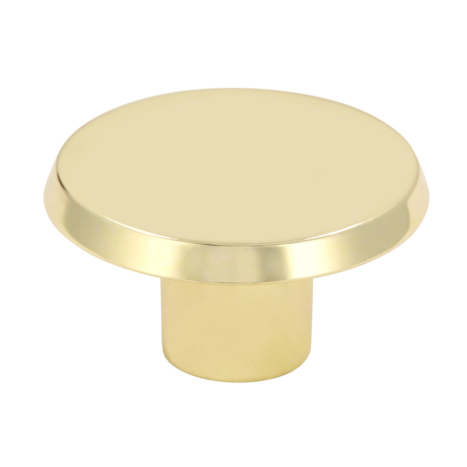 Siro Nábytková knopka 918 kulatá, kovová lesklá mosaz 36 mm