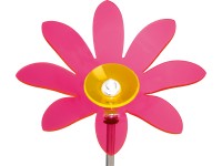 OBI LED solární svítidlo s trnem Martelli květina červená