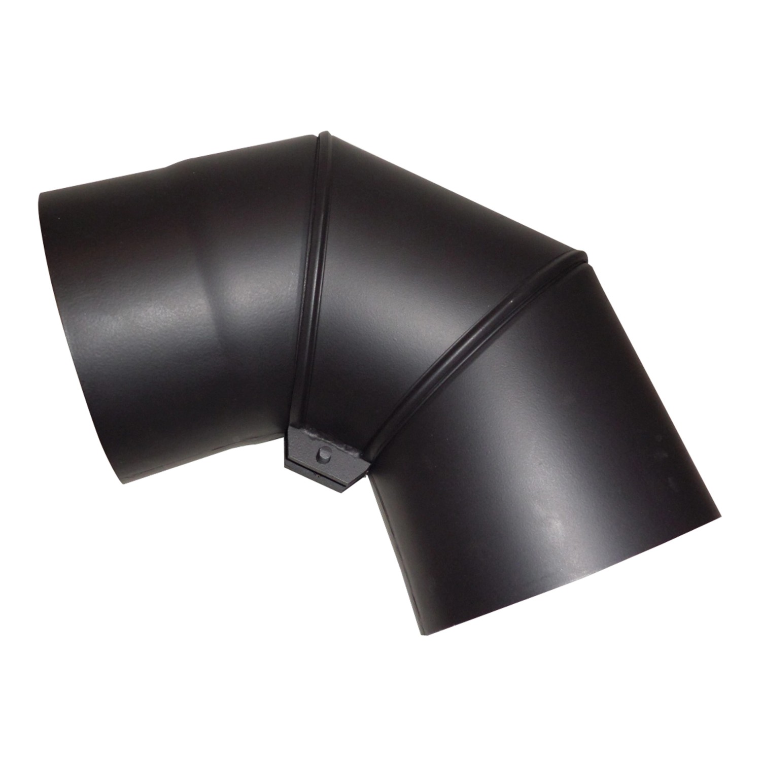 Koleno kouřové otočné 130 mm / 90 st. ČER