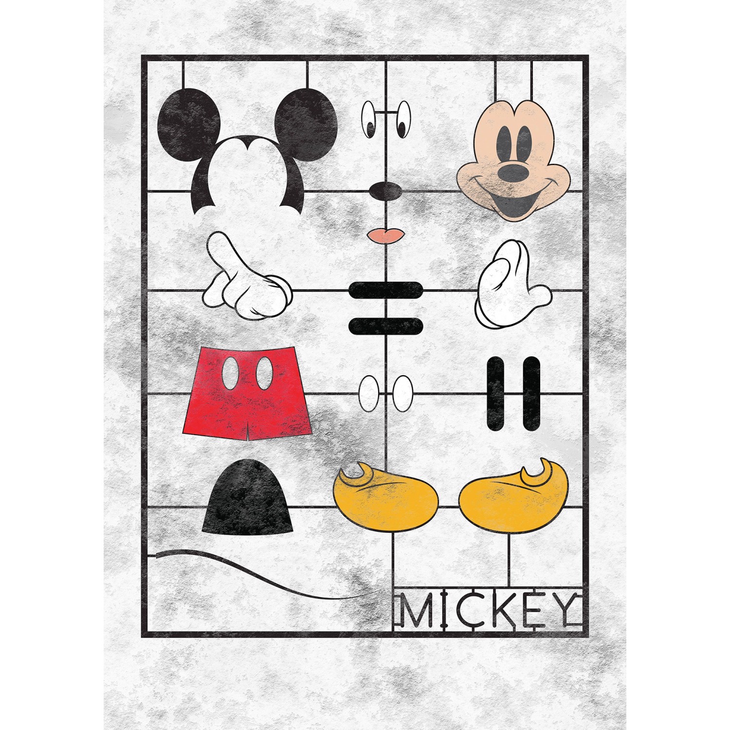 Komar Vliesová fototapeta Mickey Kit 200 x 280 cm
