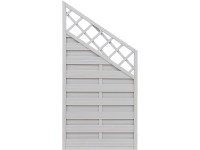 Plotový prvek Country lakovaný šedý 180/120 x 90 cm