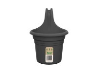 Florus Balkonový květináč Mediterran Hanger Single antracit 18 x 26,2 x 24 cm