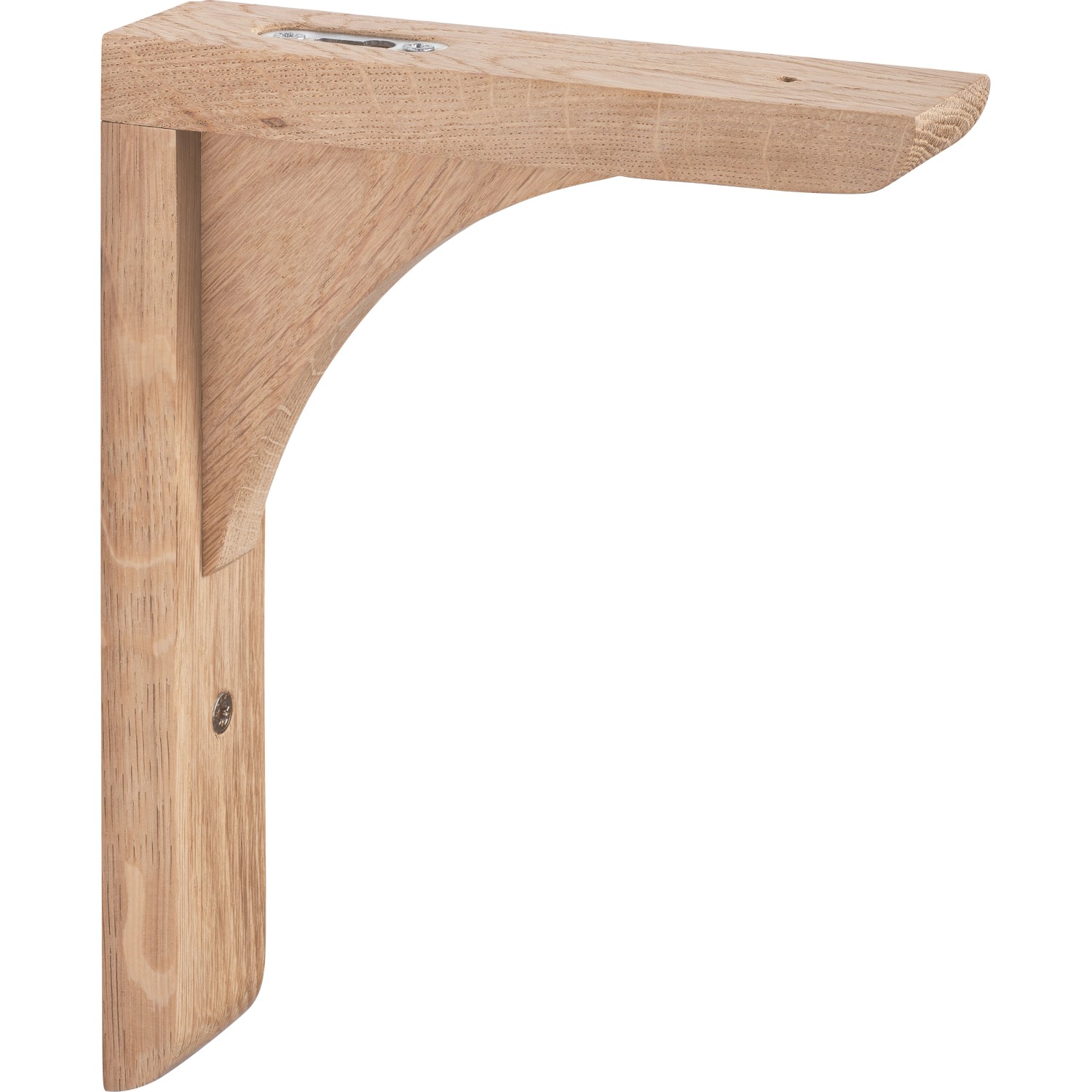 Dřevěná konzola dub 22 x 18 cm