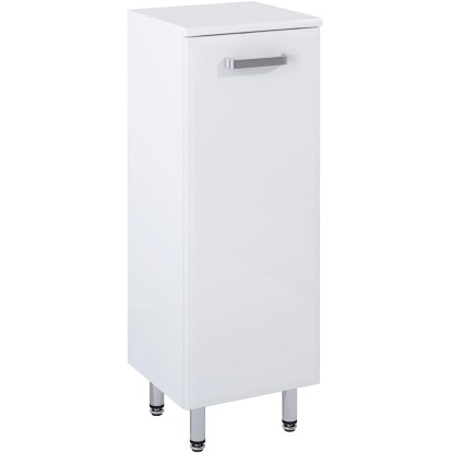 Maximus Spodní koupelnová skříňka Eve, 1 dvířka, lesklá bílá, 30 cm