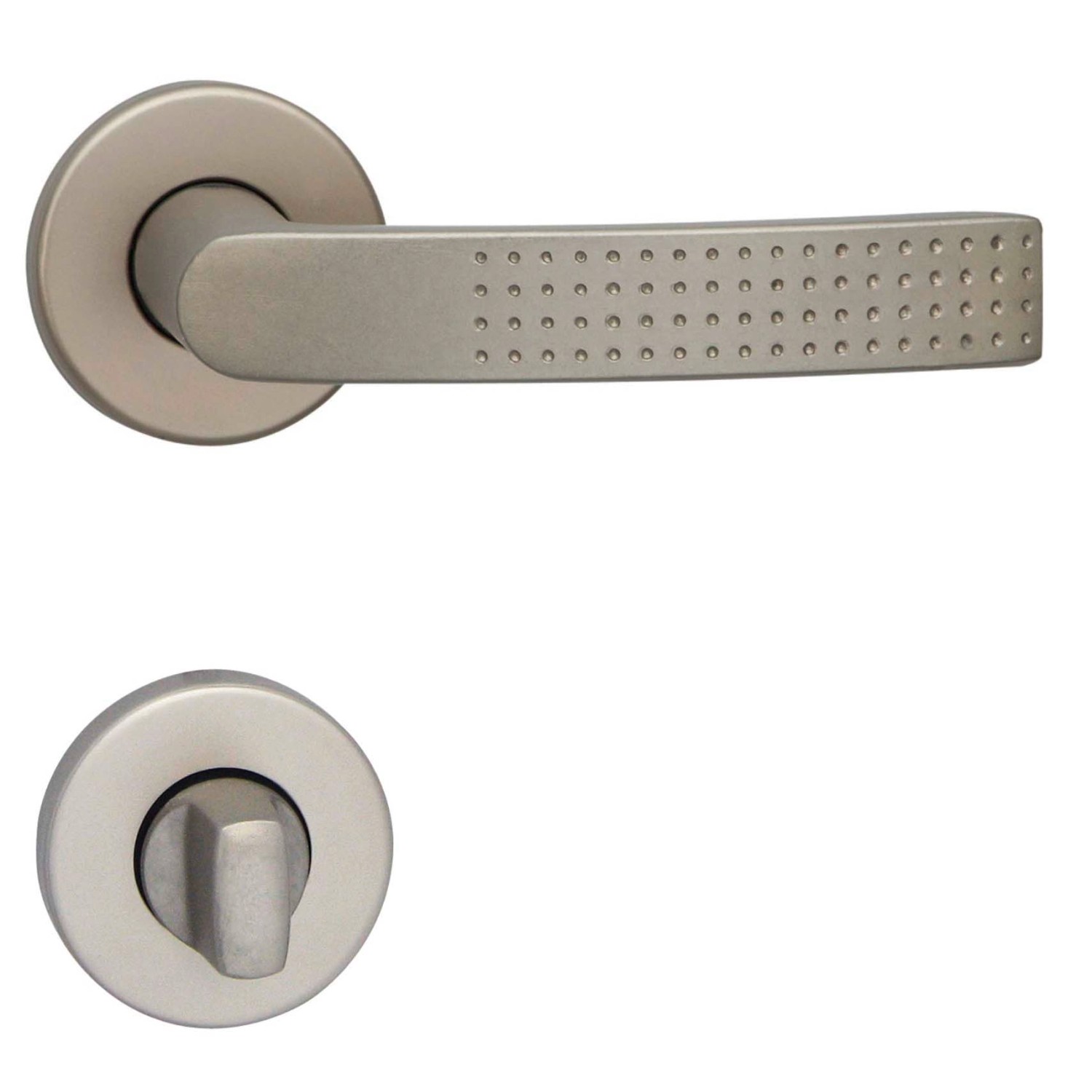 Cobra Rozetové dveřní kování TINA-R WC, nerezový elox