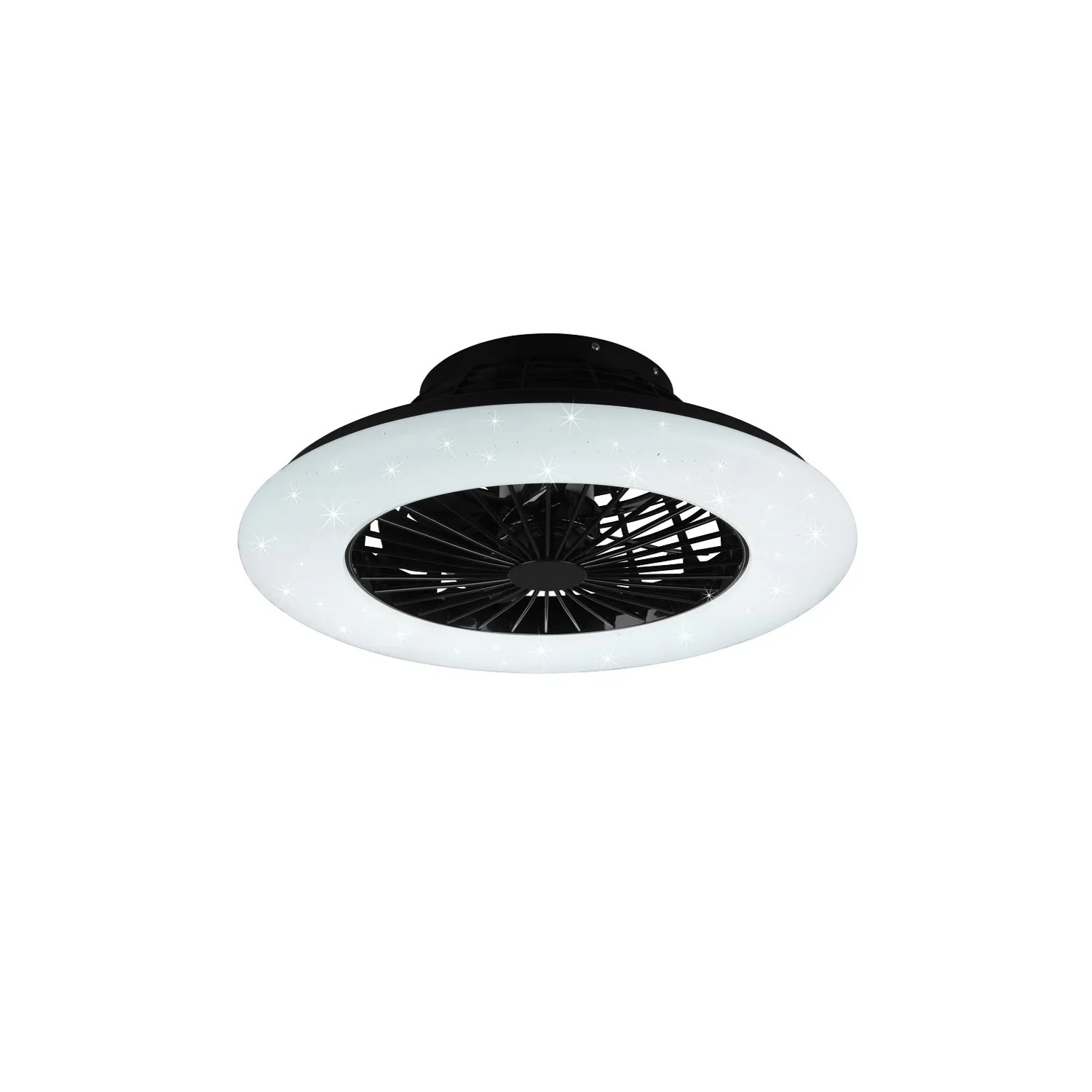 Reality Stralsund led ventilátor černá r62522132 RER62522132