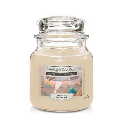 Yankee Candle Home Inspiration Svíčka ve skle střední Calming Cabana 340 g