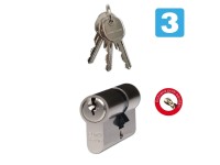 Richter Czech EURO Secure Bezpečnostní vložka 30/35, 3 klíče, matný nikl