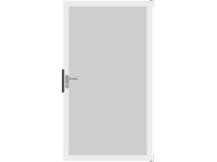 GroJa Ambiente Branka s hlin. rámem, mléčné sklo 100 x 180 x 4 cm DIN: pravá