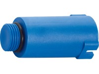 Stavební záslepka 21 mm (G 1/2) modrá