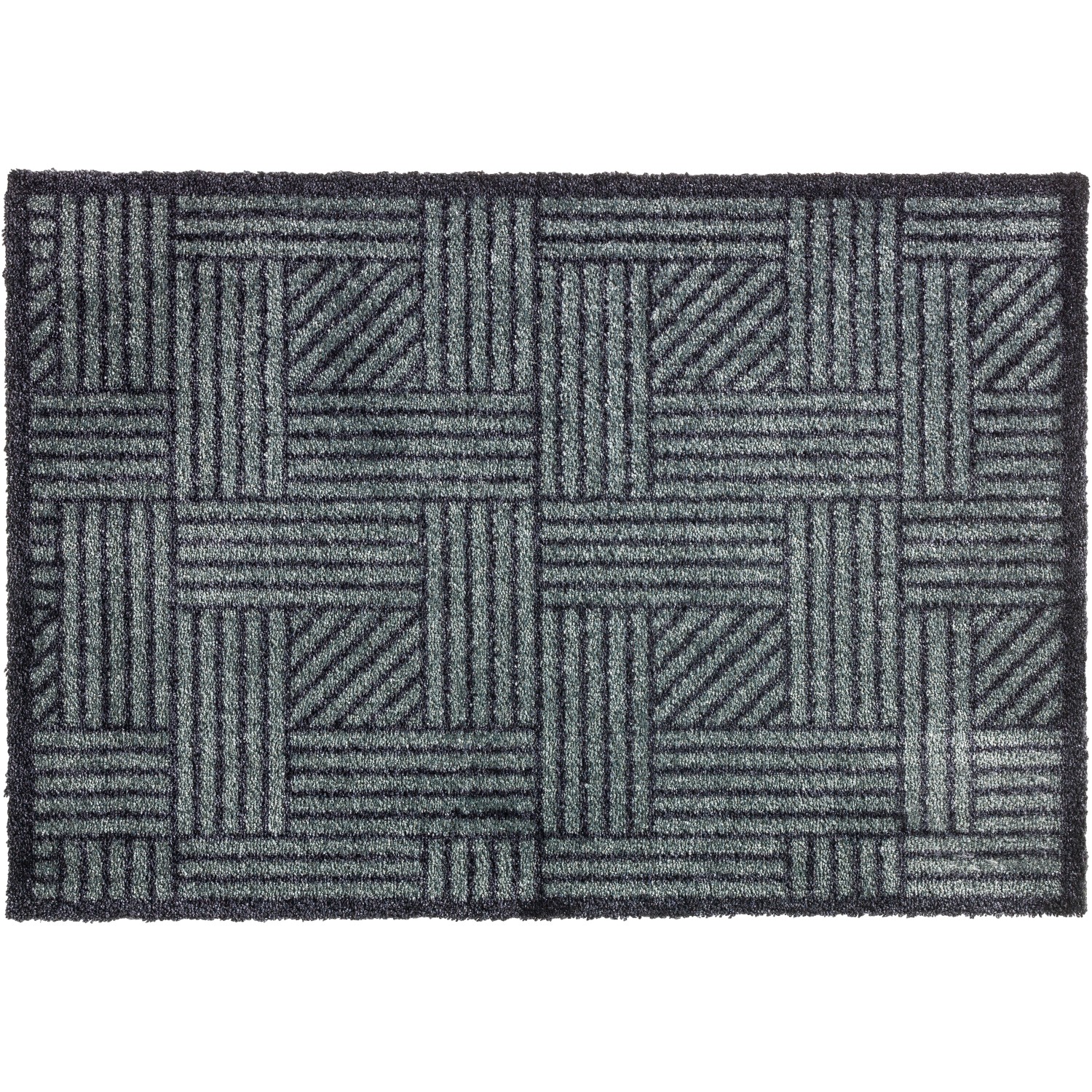 Schöner Wohnen Rohožka před dveře Manhattan, pruh. mříž šedá/antr.,50 x 70 cm